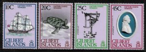 Gilbert Is #321-4 MNH Set - Capt Cook's Voyages