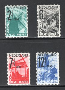 Netherlands #B54-B57   VF, Unused, OG, Lightly Hinged, CV $80.00 .....  4200569