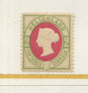 Helgoland (Heligoland) #15 The 1875 2 Farthing/2Pfennig  Hamburg Reprint MNH