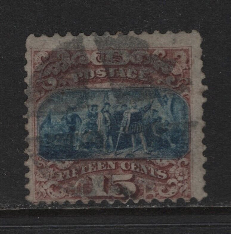 118 used neat cancel with nice color  cv $ 900 ! see pic !