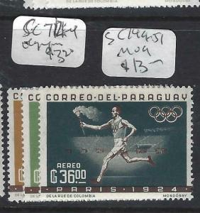 PARAGUAY  (P2505B)  OLYMPICS  SC 712-4   MOG