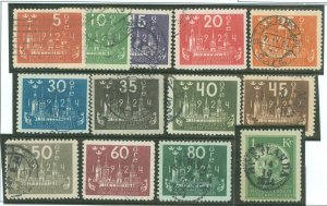 Sweden #213-225 Used Single