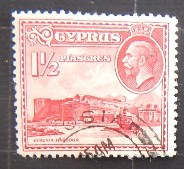 Cyprus, 1934, Landscapes and Buildings, SC #129, (2074-Т)