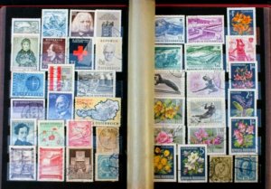 Austria Old Stamp Collection Lot of 295 MNH, MH & Used in Vintage Album