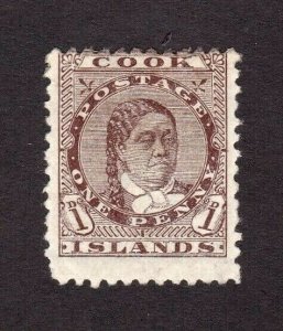 Cook Island stamp #9, MHOG, perf. 12, 1893 - 1894, SCV $50.00 
