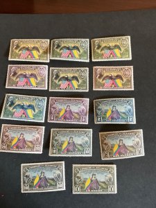 Stamps Ecuador Scott #366-72, C57-63 hinged