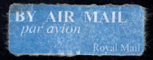 Wales Royal Mail Air Mail Label , Etiquette , Fine used - I Combine S/H