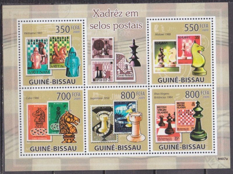 2009 Guinea-Bissau 4279-83KL Chess 13,00 €
