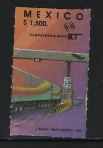 MEXICO, 1695T, MNH, 1991, INTEGRATED COMM. & TRANSPORTATION SYSYEMS