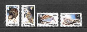 BIRDS - ROMANIA #4225-8 MNH