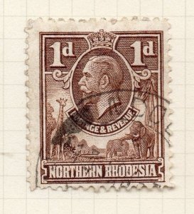 Northern Rhodesia 1925 Early Issue Fine Used 1d. 280343