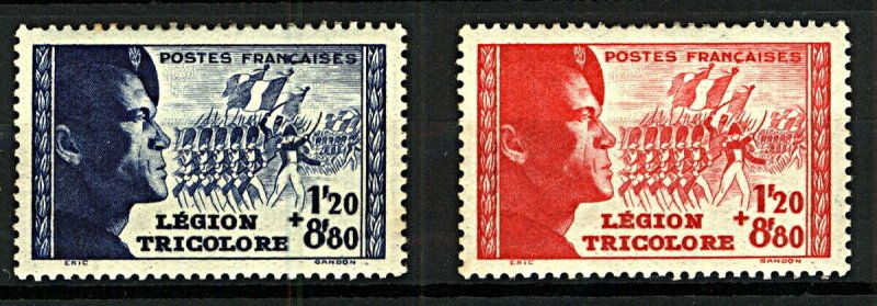France 1942 Legion sg769/70 cv£20+ (2v) Mint Stamps