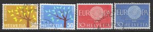 Switzerland 400-401, 416-417  Used  SC:$1.45