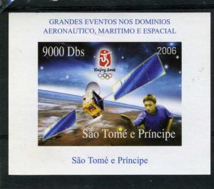 Sao Tome & Principe 2006 SPACE Halley's Comet Deluxe s/s Mint (NH)