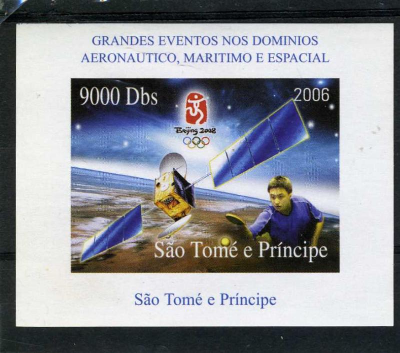 Sao Tome & Principe 2006 SPACE Halley's Comet Deluxe s/s Mint (NH)