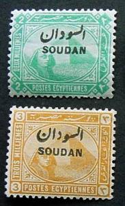 Sudan, Scott 2-3, Mint
