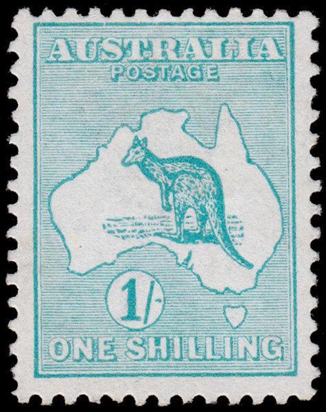 Australia Scott 42 (1915) Mint H VF, CV $275.00 M