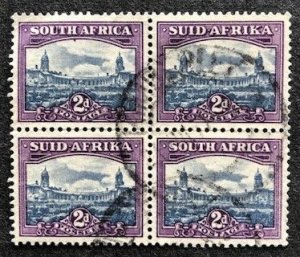 South Africa 56 Used, Block of 2 pairs