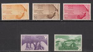 Italy - 1935 Bellini, composer Sc# C79/C83 - MH (7265)