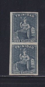 Trinidad Scott # 17 Pair VF-XF OG previously hinged nice cv $ 250 ! see pic !