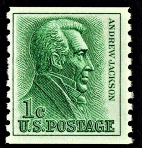 US 1225 MNH VF 1 Cent Andrew Jackson