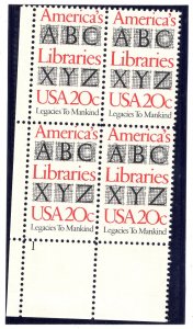 2015 America's Libraries, MNH LL-PB/4 (#1)