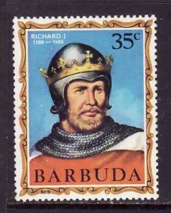 Barbuda-Sc#48-Unused NH-British Monarchs-Richard I-