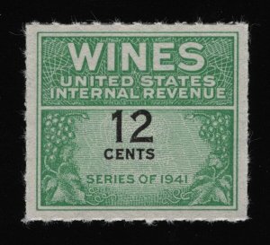 #RE125 12c Wines, Mint NGAI NH [9] **ANY 5=FREE SHIPPING**