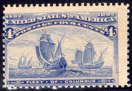 US Stamp Scott #233 MINT NH SCV $140