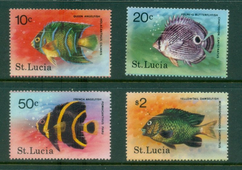 St Lucia 1978 Marine Life, Tropical Fish MUH
