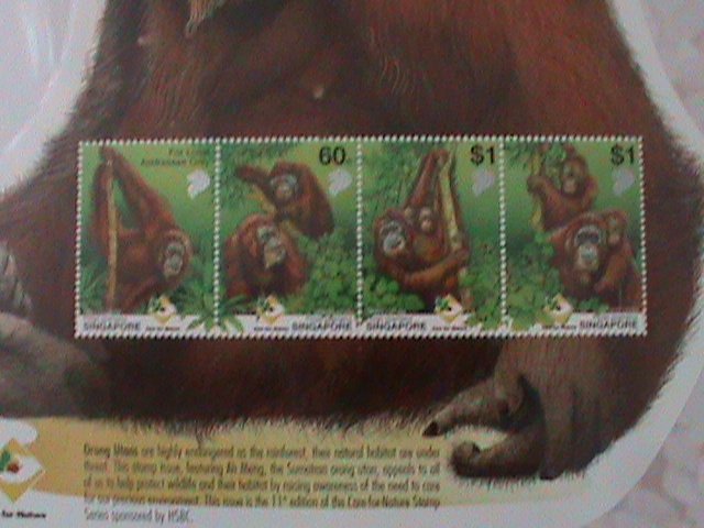 ​SINGAPORE-SC#893 SPECIAL COLLECTOR'S SHEET WITH STAMPS-MNH VF LAST ONE