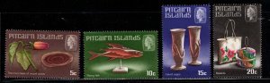 PITCAIRN ISLANDS Scott # 91-4 MNH - QEII & Local Crafts