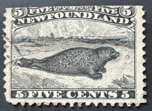 Newfoundland, Scott 26, Used, Harp Seal, See Description