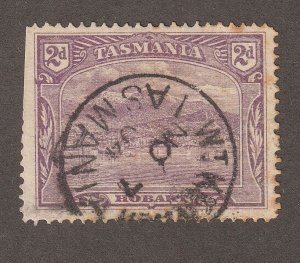 EDSROOM-14825 Tasmania 104 Used SON Perf 12X12 1/2 Sideways WK13 CV$150