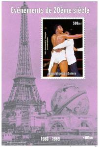 Guinea 1998 Events 1960/1969 MUHAMMAD ALI Boxing s/s Perforated Mint (NH)
