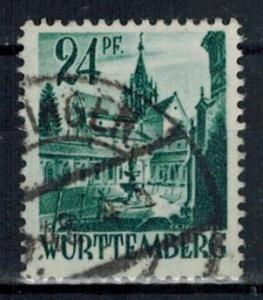 Germany - French Occupation - Wurttemberg - Scott 8N22