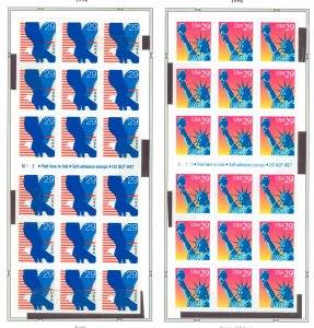 United States #2598a/2599a  Multiple