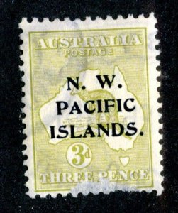 1915 North West Pacific Islands Sc#3 used ( 1640 BCX2 )