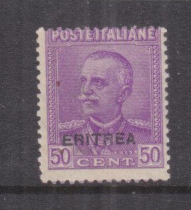 ERITREA, 1928 on Italy, 50c. Bright Violet, lhm.