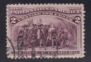 US 231 Columbian VF/XF, Broket Hat Variety