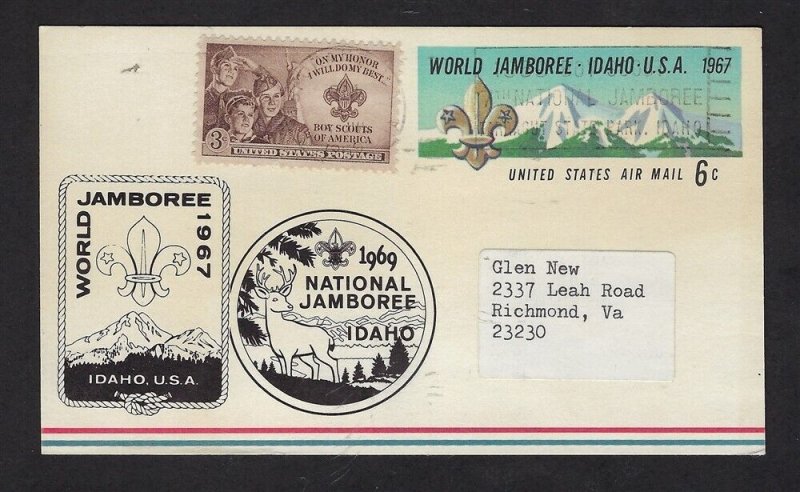 1969 US 7th National Boy Scout Jamboree Farragut Spokane UXC7 