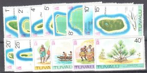 Tuvalu N°23 to 34 + 68-69 ** (Mint NH) 1976 issue