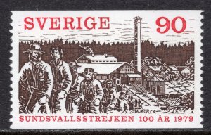 2126 - Sweden 1979 - The Sundsvall strike - MNH