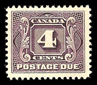 Canada J3 Unused (MH)