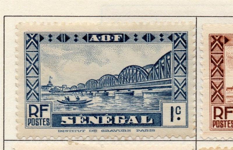 Senegal 1935-40 Early Issue Fine Mint Hinged 1c. 193270