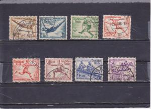 Germany B82-89 used (Great Cancels) 2616-4 HS@@