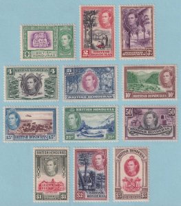 BRITISH HONDURAS 115 - 126  MINT HINGED OG * SET - NO FAULTS VERY FINE!- M960