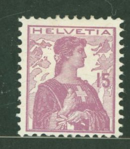 Switzerland #166 Unused Single