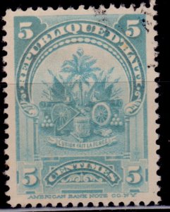 Haiti, 1898, Coat of Arms, 5c, used