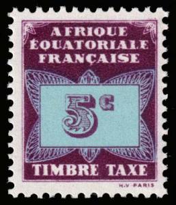 French Equatorial Africa - Scott J1 - Mint-Never-Hinged